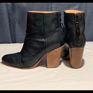 Rag & Bone Classic Newbury Boots Dark Blue Size 8